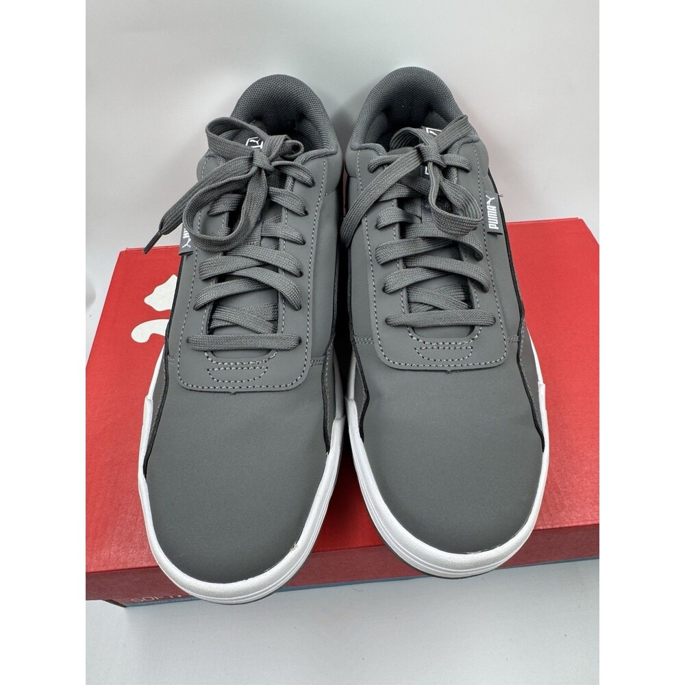 PUMA Men's Size 10.5 Skate Sneakers Lace-up Court Shoes, Gray - Picture 3 of 16